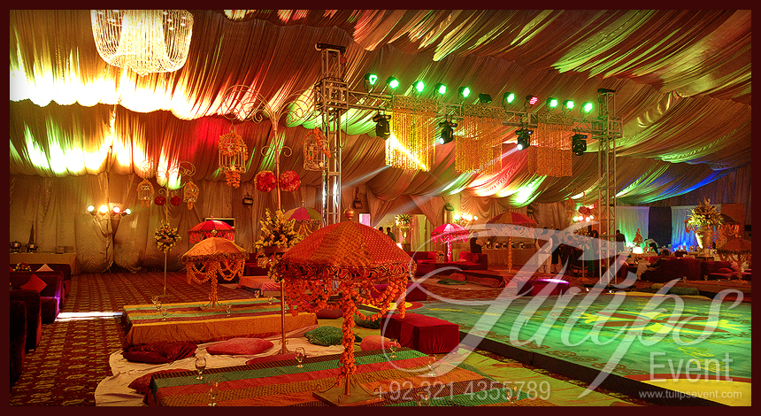 Colorful-Creative-Pakistani-Wedding-Mehendi-Stage-Setup-Planner-2