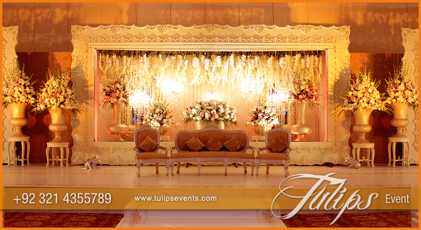 Gold-Walima-Theme-stage-decoration-planner-in-pakistan-10