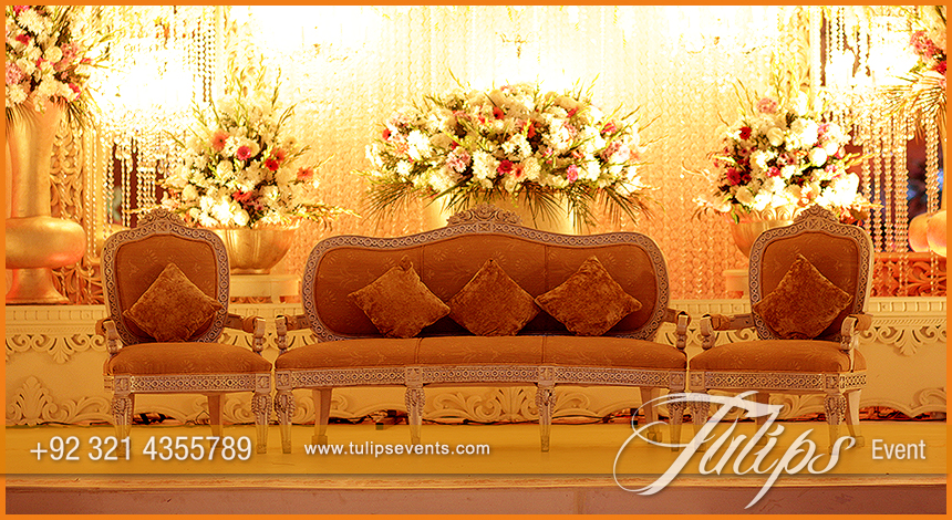 Gold-Walima-Theme-stage-decoration-planner-in-pakistan-7