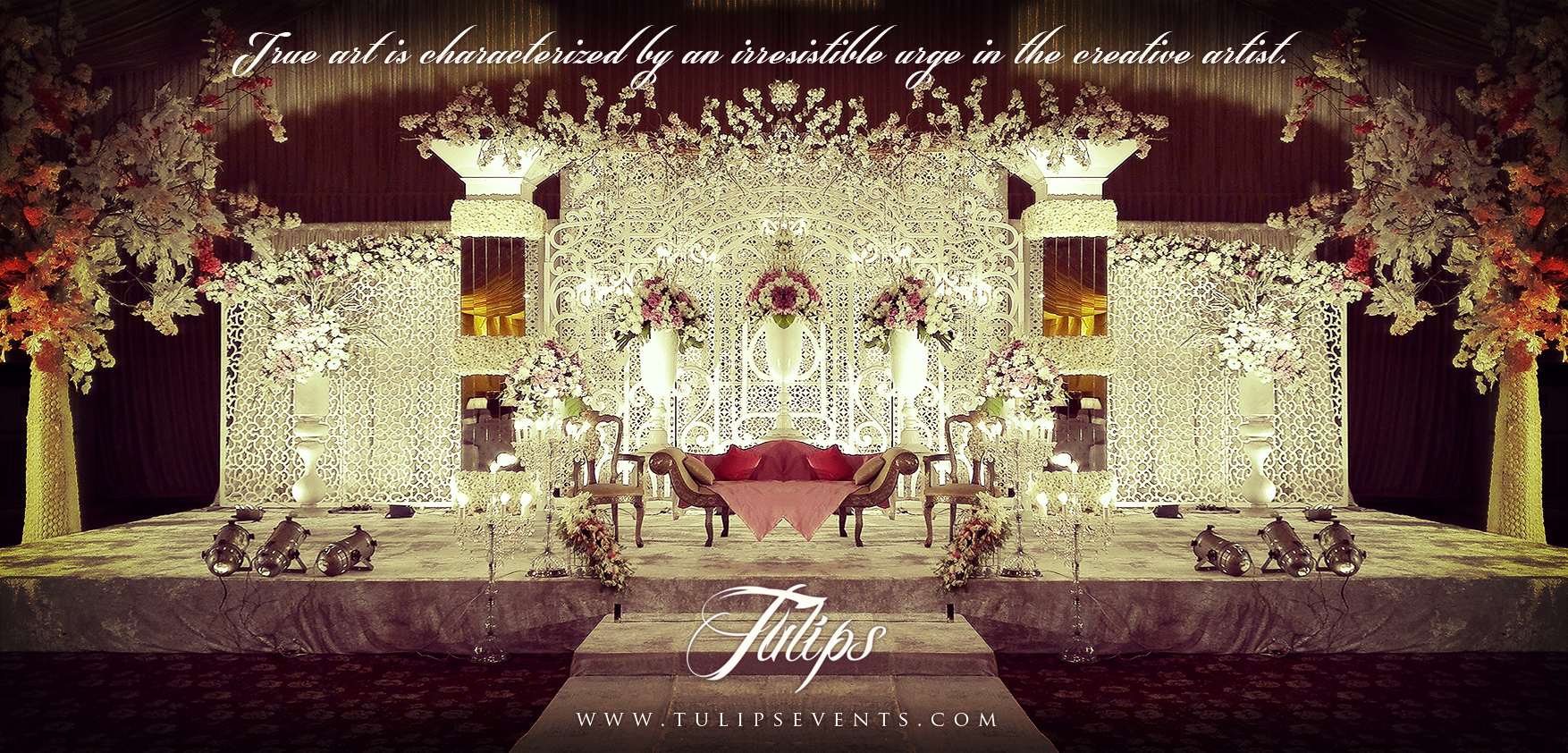 beautiful-plum-white-wedding-stage-decoration-setup-in-Pakistan