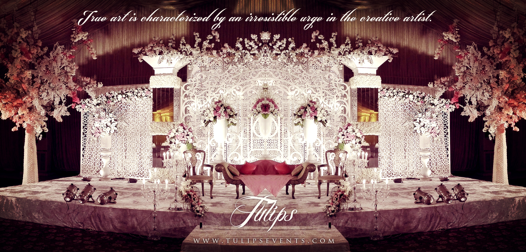 best-pakistani-wedding-walima-stage-decoration-setup-by-Tulips-Events