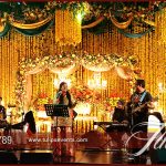 Sangeet Night Theme Stage decoration setup tulips events in Pakistan