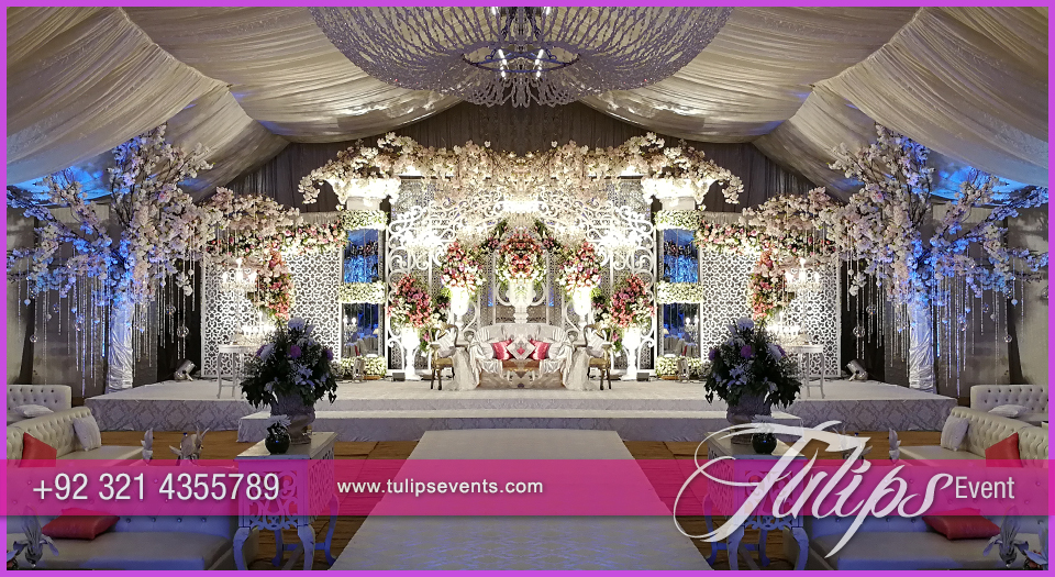 White wedding Theme Decor Styling Tulips Events in Pakistan 10