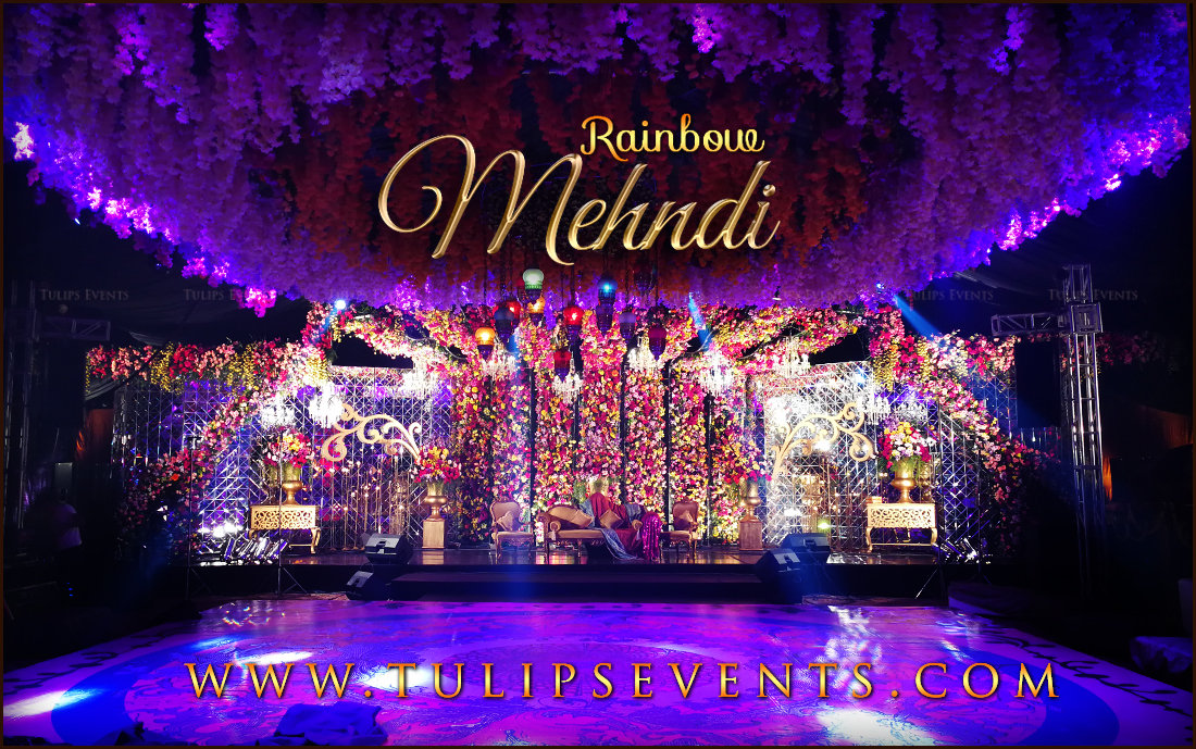 Fairy Tale Wedding Mehndi Roof Decoration ideas in Pakistan (11)