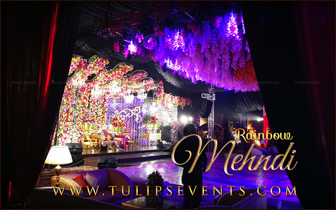 Fairy Tale Wedding Mehndi Roof Decoration ideas in Pakistan (8)