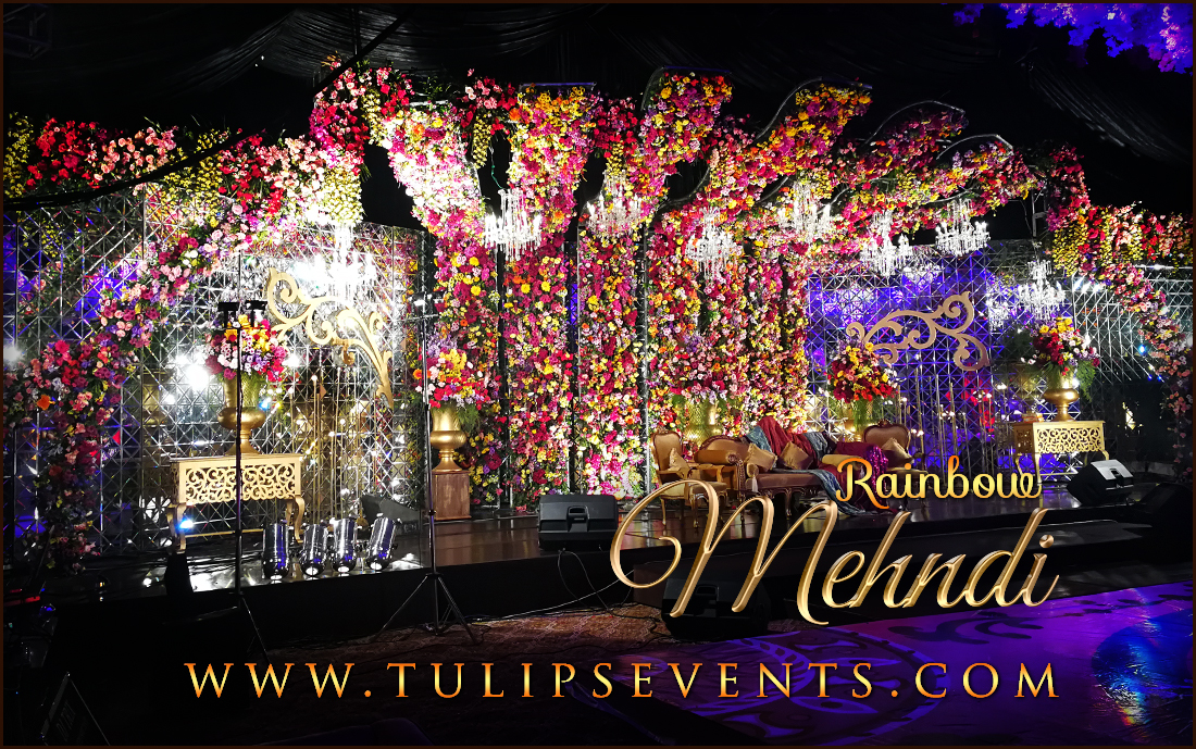 Fairy Tale Wedding Mehndi Roof Decoration ideas in Pakistan (9)