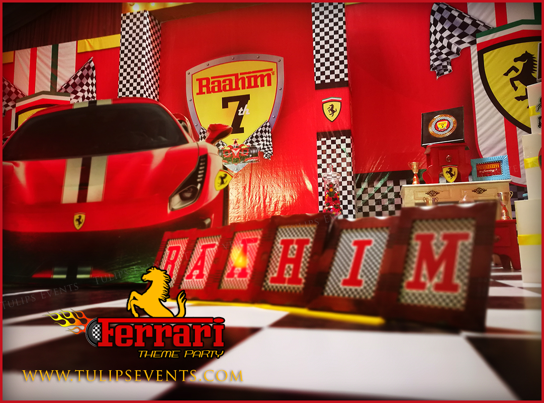 Ferrari-Car-Race-Party-Decor-ideas-in-Pakistan-9