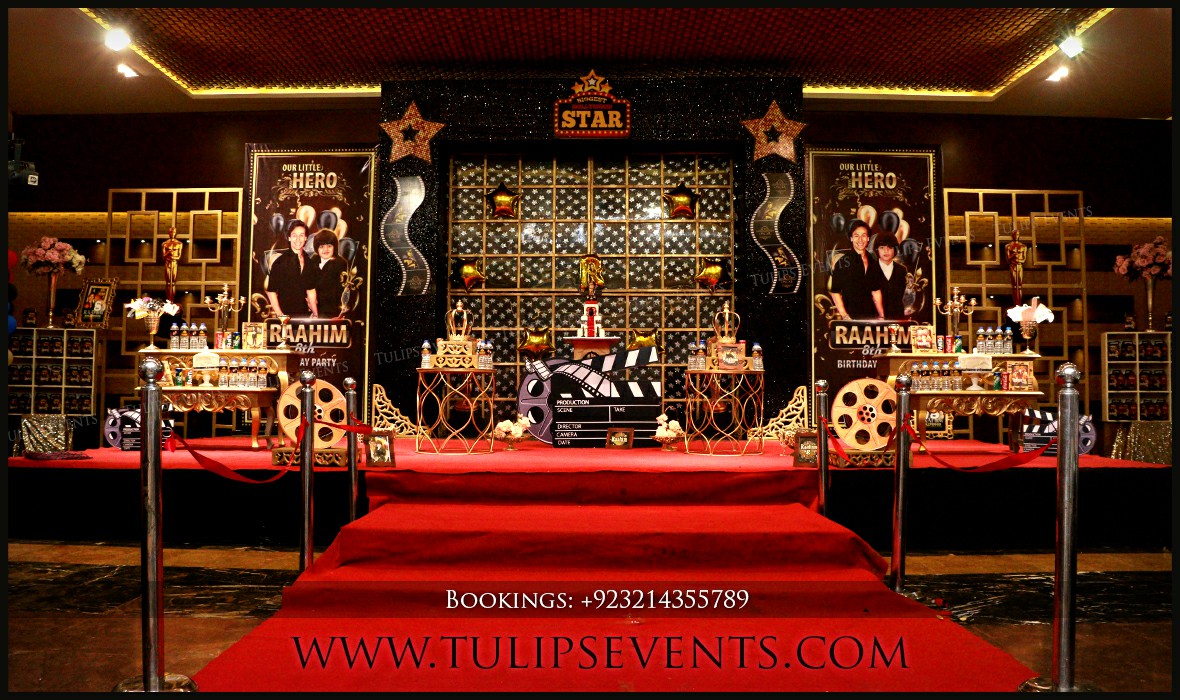 Bollywood Star Tiger Shroff Theme Party Decor ideas in Pakistan (4)